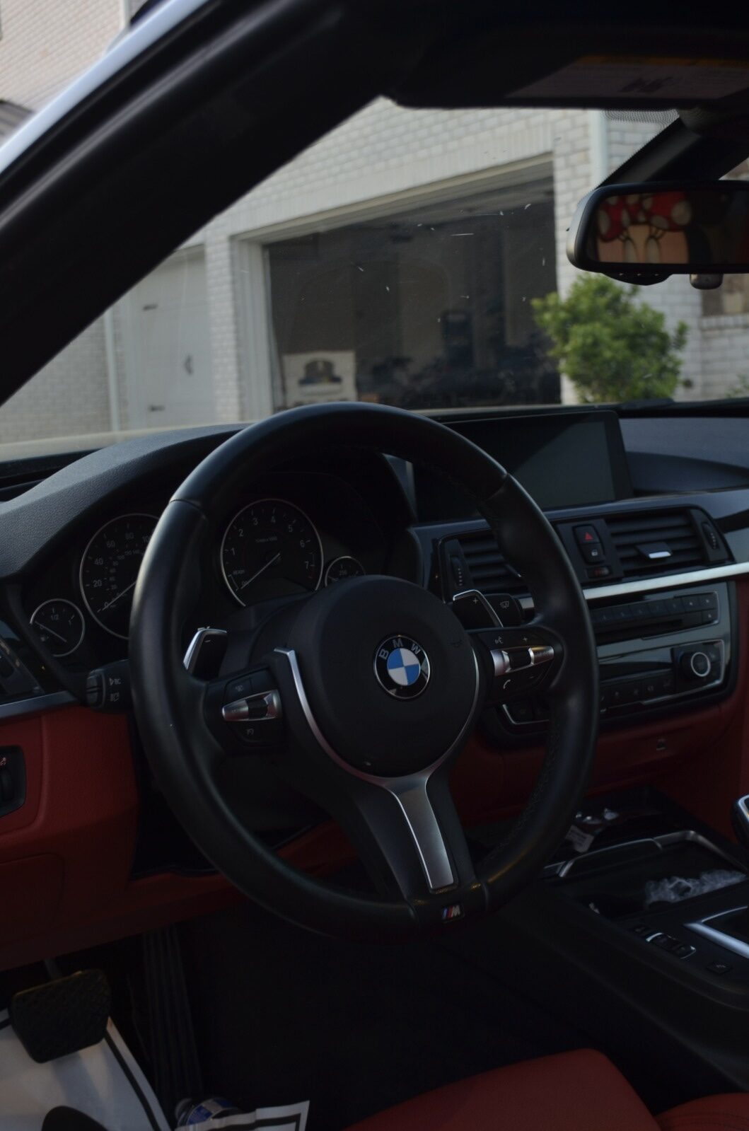 Clean detailed car interior and dashboard